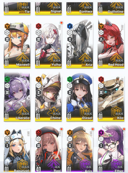 [NA] GODDESS OF VICTORY NIKKE 17SSR 3 Modernia+Liberalio+Dorothy+Red Hood+Skin+Nero++ starter account-Mobile Games Starter