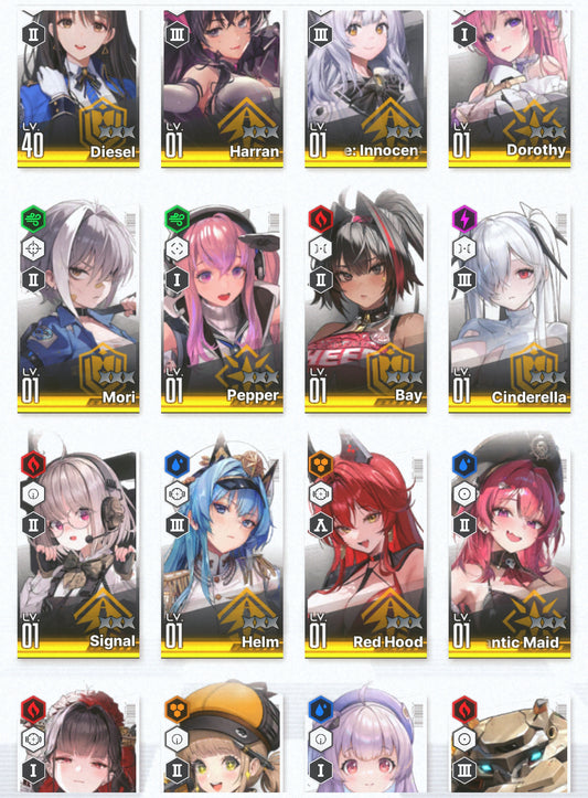 [NA] GODDESS OF VICTORY NIKKE 17SSR Red Hood+Skin+Cinderella+Dorothy+Harran+Pepper+Signal+Novel+Rei++ starter account-Mobile Games Starter