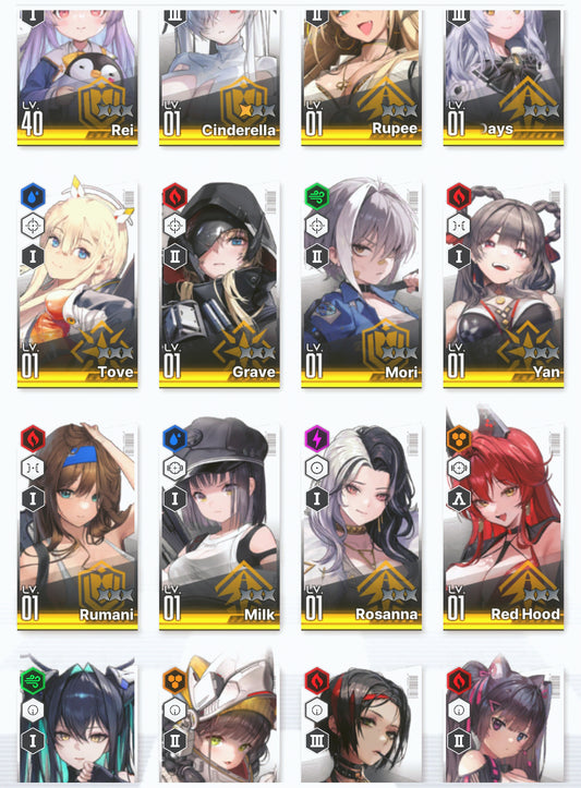 [NA] GODDESS OF VICTORY NIKKE 17SSR+Pity Red Hood+Skin+Cinderella+Grave+Little Mermaid+Rei++ starter account-Mobile Games Starter