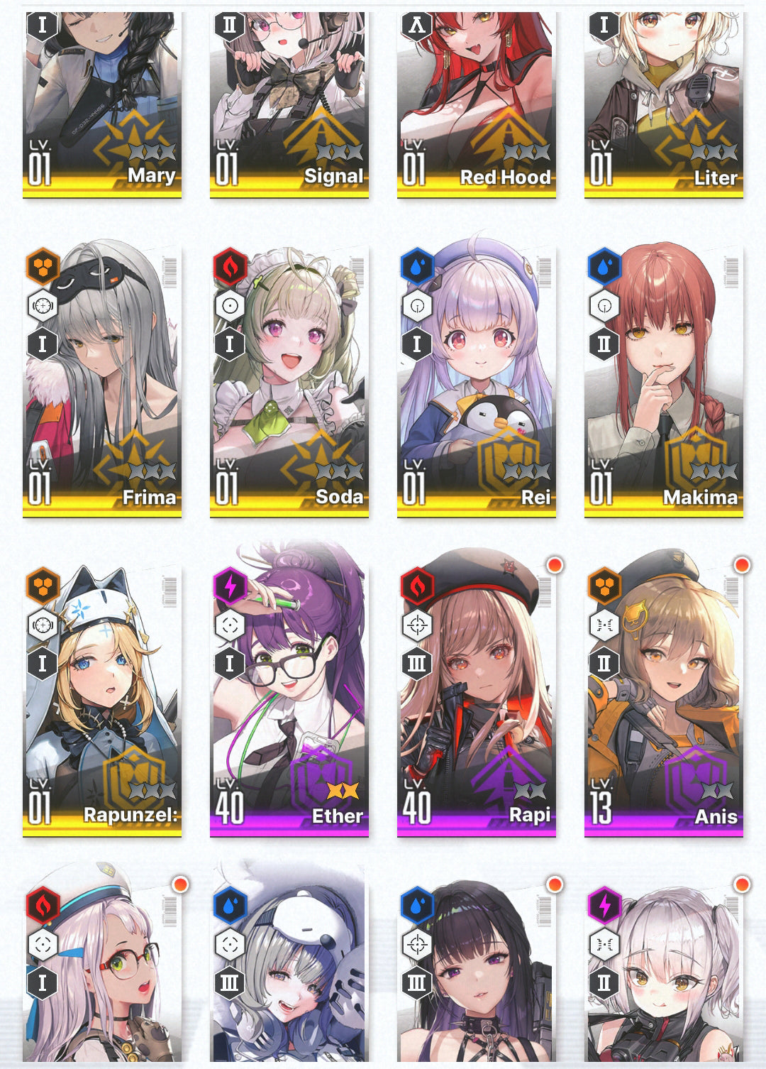 [NA] GODDESS OF VICTORY NIKKE 17SSR+Pity Red Hood+Skin+Makima+Coatoff+Liter+Harran++ starter account-Mobile Games Starter