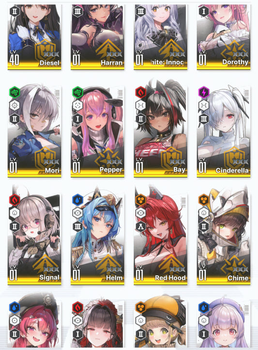 [NA] GODDESS OF VICTORY NIKKE 18SSR Red Hood+Skin+Cinderella+Dorothy+Harran+Pepper+Signal+Novel+Rei++ starter account-Mobile Games Starter