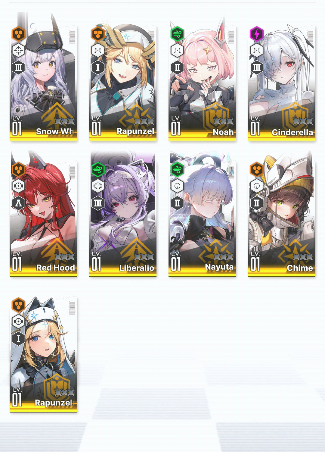 [NA] GODDESS OF VICTORY NIKKE 18SSR+Pity Liberalio+Nayuta+Red Hood+Skin+Cinderella+Liter+ starter account-Mobile Games Starter