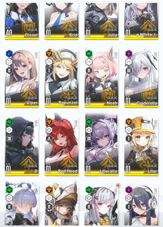 [NA] GODDESS OF VICTORY NIKKE 18SSR+Pity Liberalio+Nayuta+Red Hood+Skin+Cinderella+Liter+ starter account-Mobile Games Starter