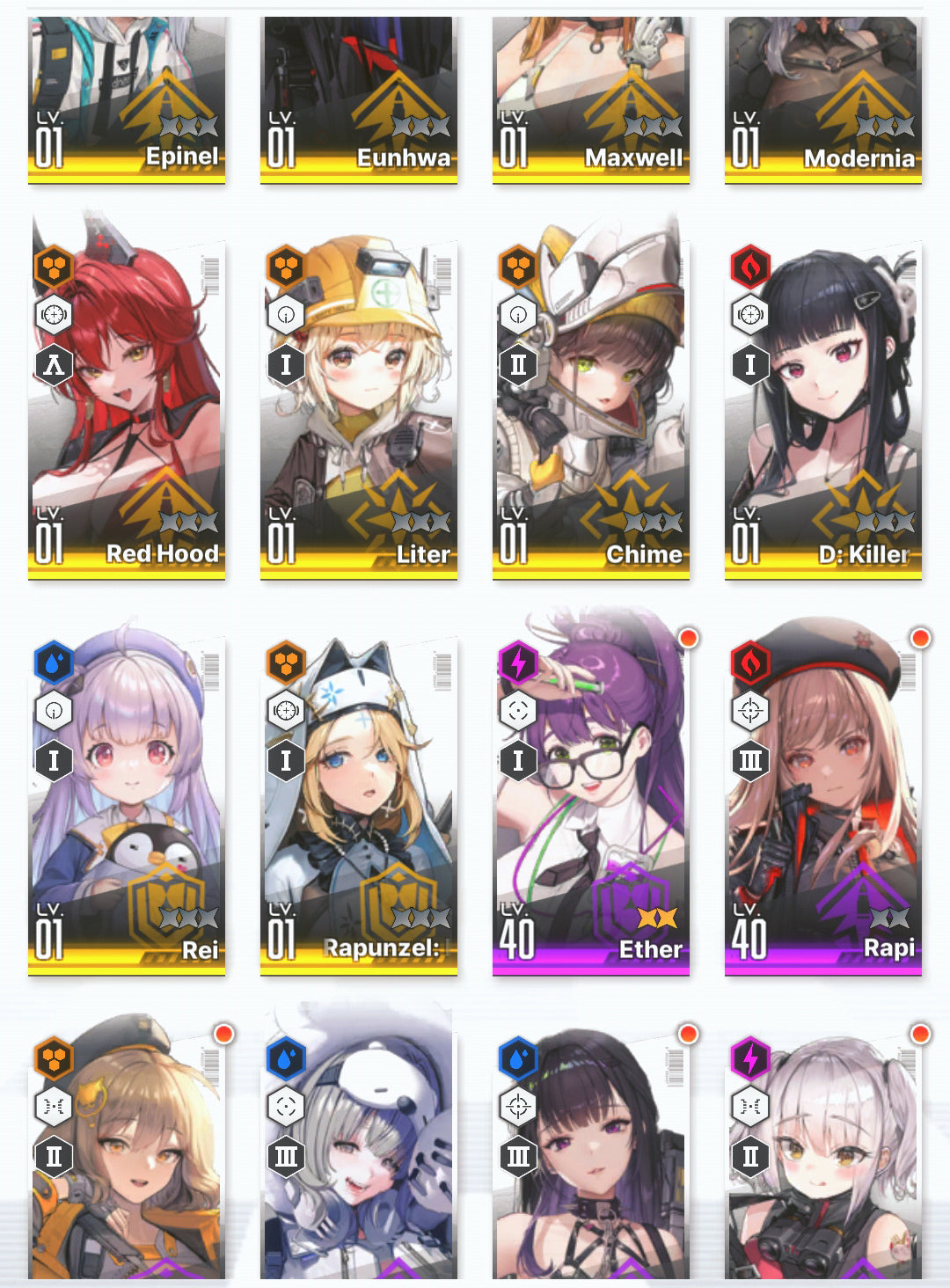 [NA] GODDESS OF VICTORY NIKKE 18SSR+Pity Red Hood+Skin+Modernia+Liter+Dorothy+Privaty+Julia+Epinel+Rei++ starter account-Mobile Games Starter