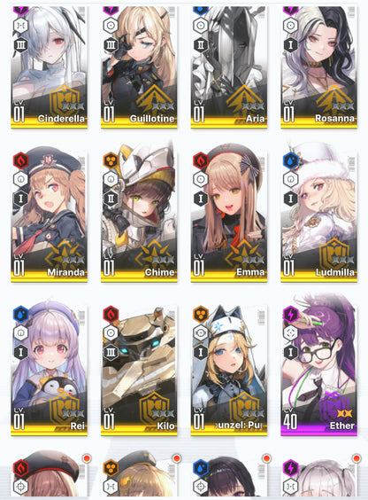 [NA] GODDESS OF VICTORY NIKKE 19SSR Limited Anne+2 Red Hood+Skin+Cinderella+Scarlet+Rei++ starter account-Mobile Games Starter