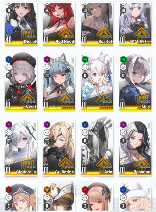 [NA] GODDESS OF VICTORY NIKKE 19SSR Limited Anne+2 Red Hood+Skin+Cinderella+Scarlet+Rei++ starter account-Mobile Games Starter