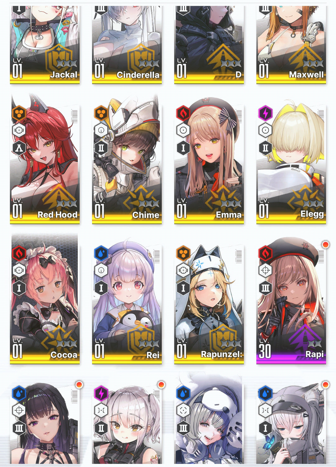 [NA] GODDESS OF VICTORY NIKKE 19SSR+Pity Red Hood+Skin+Cinderella+Grave+Harran+ starter account-Mobile Games Starter