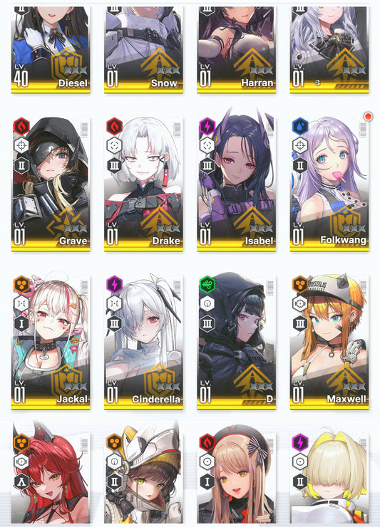 [NA] GODDESS OF VICTORY NIKKE 19SSR+Pity Red Hood+Skin+Cinderella+Grave+Harran+ starter account-Mobile Games Starter