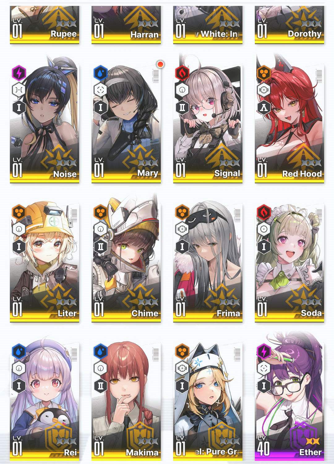 [NA] GODDESS OF VICTORY NIKKE 19SSR+Pity Red Hood+Skin+Makima+Coatoff+Liter+Harran++ starter account-Mobile Games Starter
