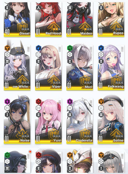 [NA] GODDESS OF VICTORY NIKKE 20SSR 3 Red Hood+Skin+Cinderella+Frima+Novel+Noise+Yuni+Soline+Rei+D++ starter account-Mobile Games Starter