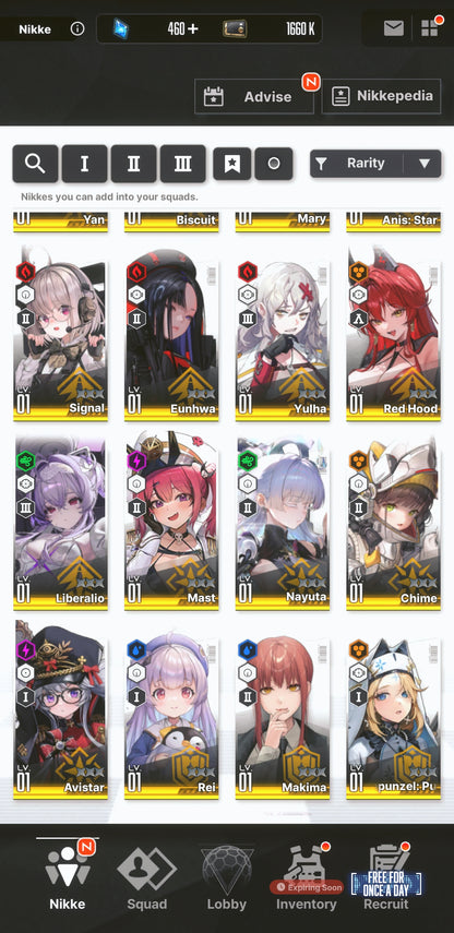 [NA] GODDESS OF VICTORY NIKKE 20SSR Anis: Star+Nayuta+Liberalio+Dorothy+Makima+Red Hood+Skin+Rei++ starter account-Mobile Games Starter