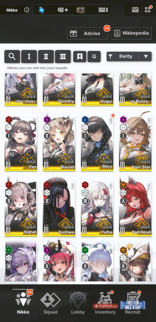 [NA] GODDESS OF VICTORY NIKKE 20SSR Anis: Star+Nayuta+Liberalio+Dorothy+Makima+Red Hood+Skin+Rei++ starter account-Mobile Games Starter