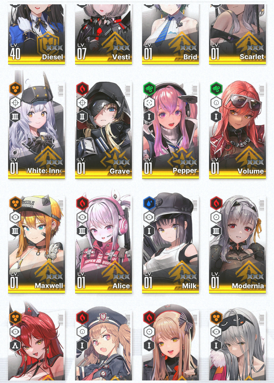 [NA] GODDESS OF VICTORY NIKKE 20SSR Makima+Coatoff+Scarlet+Modernia+Red Hood+Skin+Grave++ starter account-Mobile Games Starter