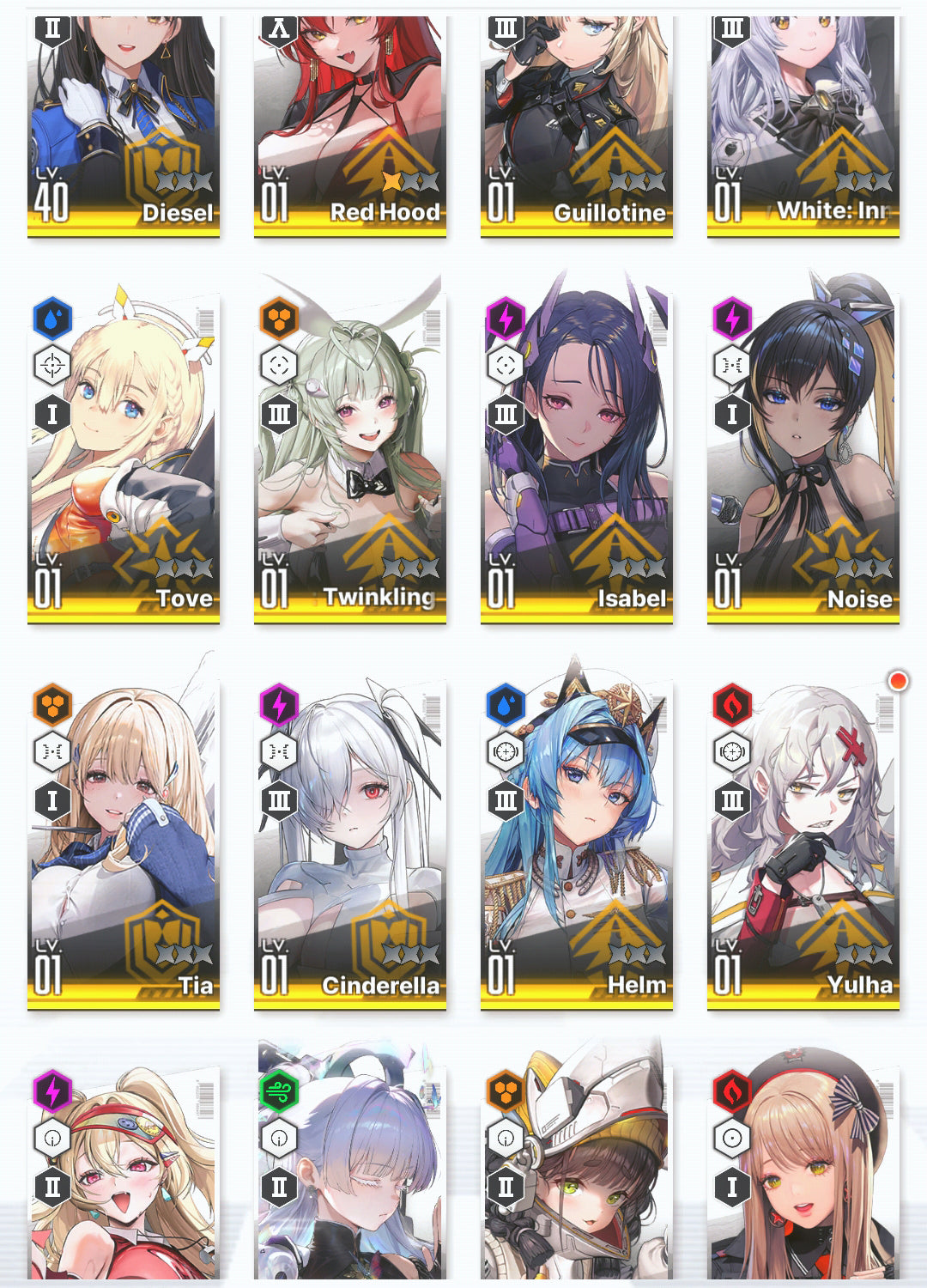 [NA] GODDESS OF VICTORY NIKKE 20SSR+Pity Red Hood+Skin+Nayuta+Cinderella+Soda+Cocoa+8k gems+Noise+Emma+Yulha++ starter account-Mobile Games Starter