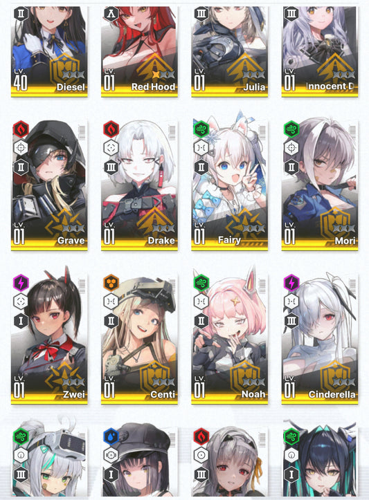 [NA] GODDESS OF VICTORY NIKKE 21SSR Limited Anne+Modernia+2 Red Hood+Skin+Cinderella+Grave+Little Mermaid+Ludmilla+Centi+Rei++ starter account-Mobile Games Starter