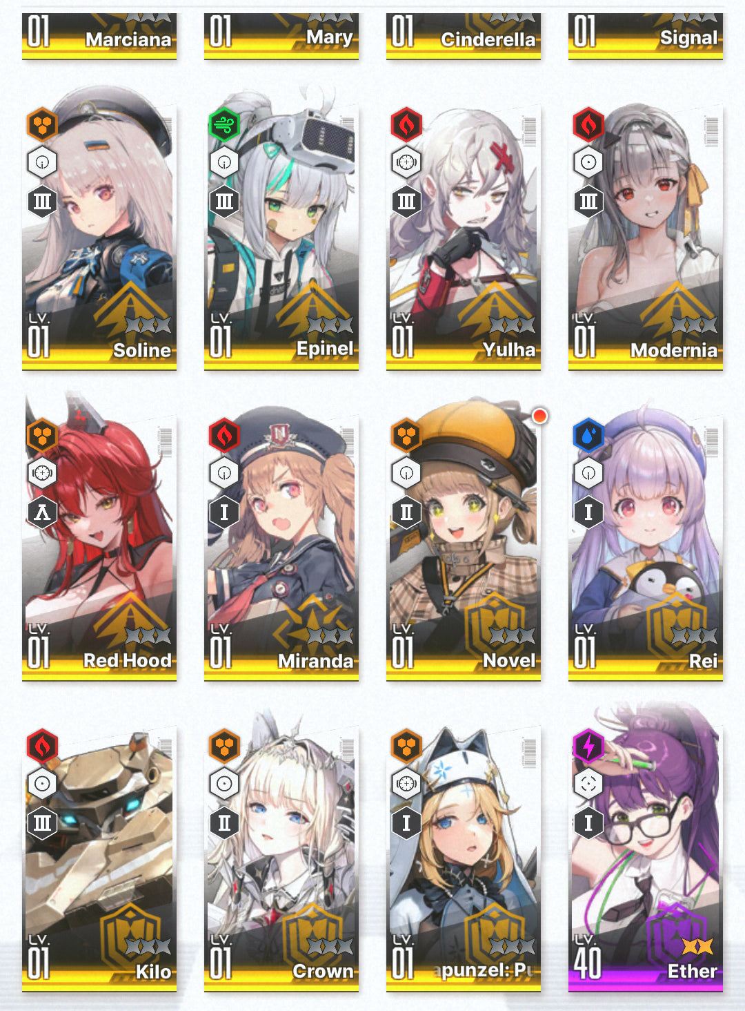 [NA] GODDESS OF VICTORY NIKKE 21SSR Modernia+skin+Red Hood+Skin+Cinderella+Grave+Crown+10000 gems starter account-Mobile Games Starter
