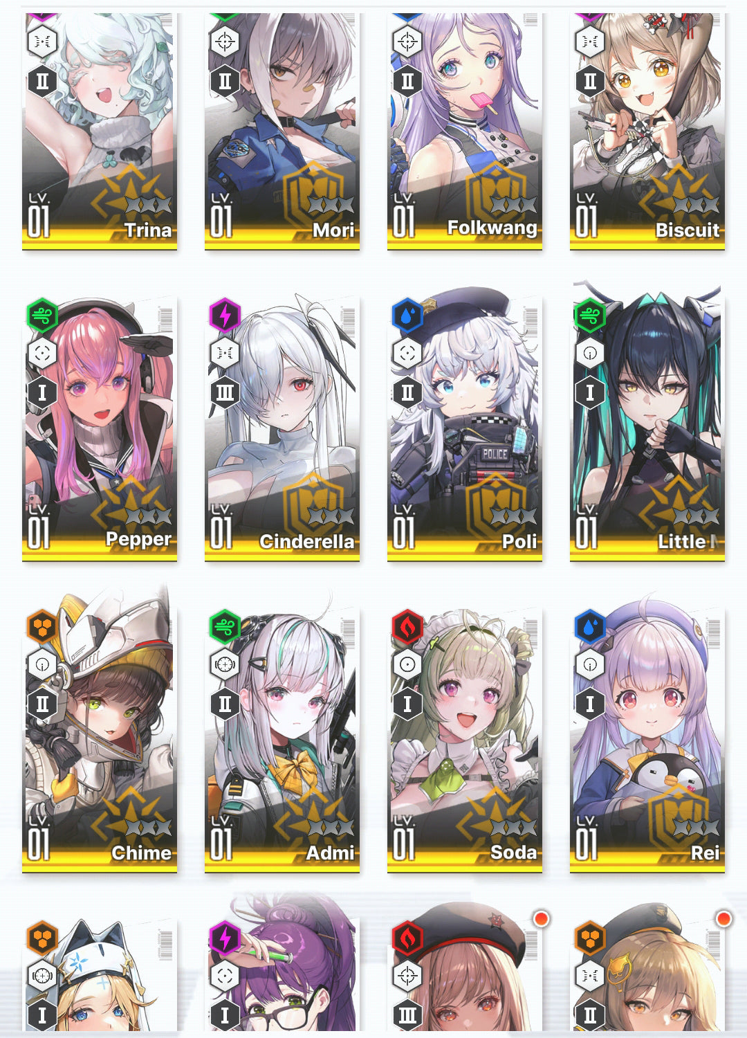[NA] GODDESS OF VICTORY NIKKE 21SSR Red Hood+Skin+Cinderella+Little Mermaid+Bunny Soda+Pepper+Maiden+Admi+Rei++ starter account-Mobile Games Starter