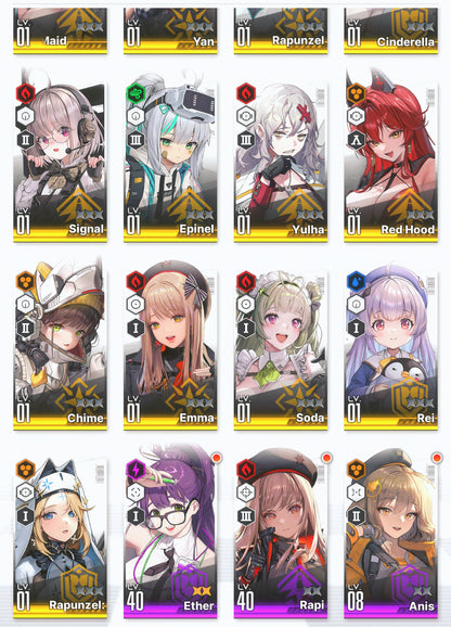 [NA] GODDESS OF VICTORY NIKKE 21SSR Scarlet+Red Hood+Skin+Cinderella+Grave+Harran+Noise+Yan+Maid Privaty+Rei++ starter account-Mobile Games Starter