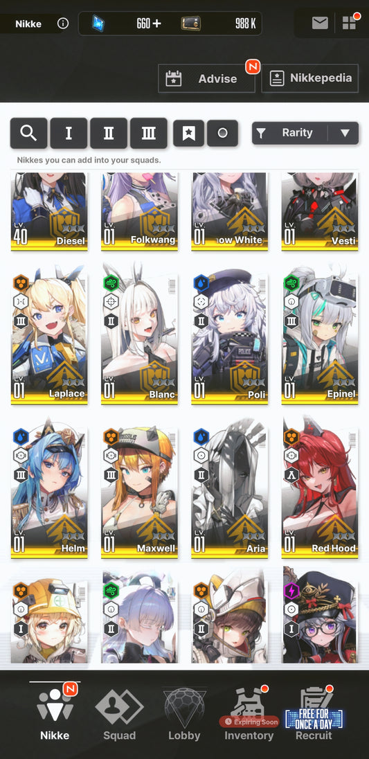 [NA] GODDESS OF VICTORY NIKKE 21SSR+Pity Nayuta+Red Hood+Skin+Makima+Coatoff+Liter+ starter account-Mobile Games Starter