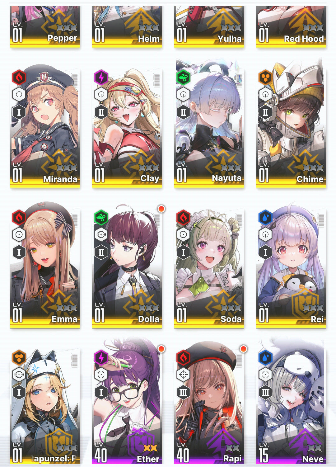 [NA] GODDESS OF VICTORY NIKKE 21SSR+Pity Red Hood+Skin+Nayuta+Grave+Harran+Privaty+Helm+Yulha+Dolla+Rei++ starter account-Mobile Games Starter