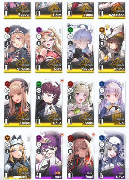 [NA] GODDESS OF VICTORY NIKKE 21SSR+Pity Red Hood+Skin+Nayuta+Grave+Harran+Privaty+Helm+Yulha+Dolla+Rei++ starter account-Mobile Games Starter