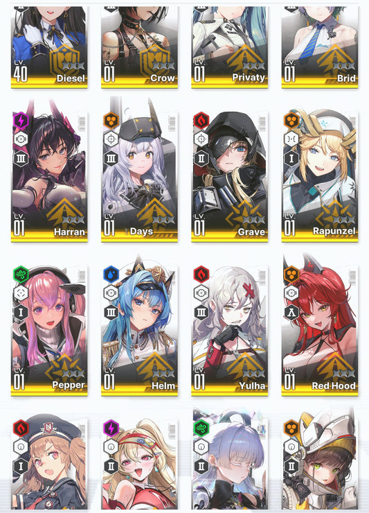 [NA] GODDESS OF VICTORY NIKKE 21SSR+Pity Red Hood+Skin+Nayuta+Grave+Harran+Privaty+Helm+Yulha+Dolla+Rei++ starter account-Mobile Games Starter