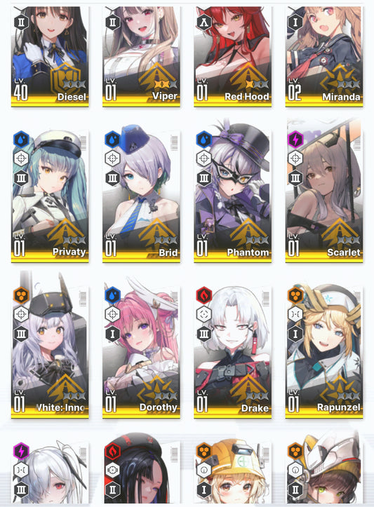 [NA] GODDESS OF VICTORY NIKKE 22SSR 3 Viper+2 Red Hood+Skin+Cinderella+Scarlet+Liter+Dorothy+Crown+Rapunzel+Rei++ starter account-Mobile Games Starter