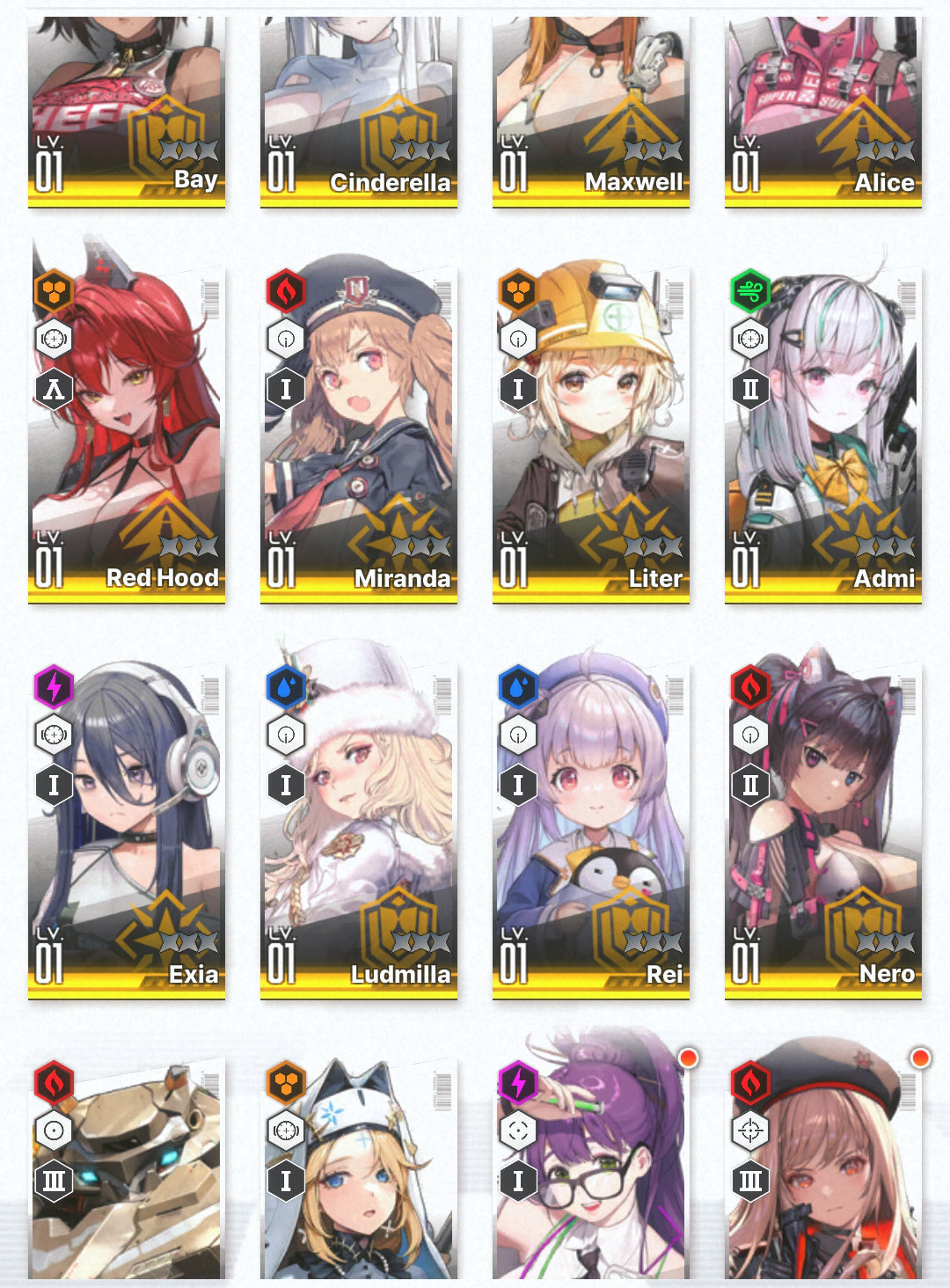 [NA] GODDESS OF VICTORY NIKKE 22SSR Liter+Red Hood+Skin+Cinderella+Ludmilla+Miranda+Admi+Julia+Rei++ starter account-Mobile Games Starter