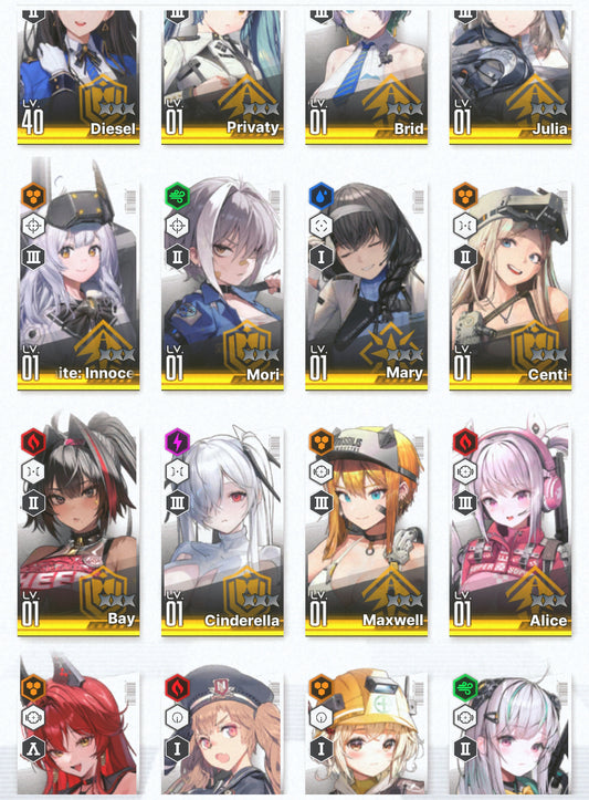 [NA] GODDESS OF VICTORY NIKKE 22SSR Liter+Red Hood+Skin+Cinderella+Ludmilla+Miranda+Admi+Julia+Rei++ starter account-Mobile Games Starter