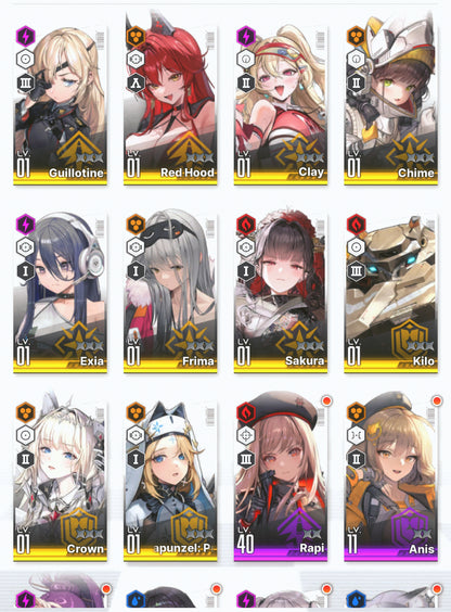 [NA] GODDESS OF VICTORY NIKKE 22SSR MLB 4X Modernia+Red Hood+Skin+Crown+Harran+Exia++ starter account-Mobile Games Starter