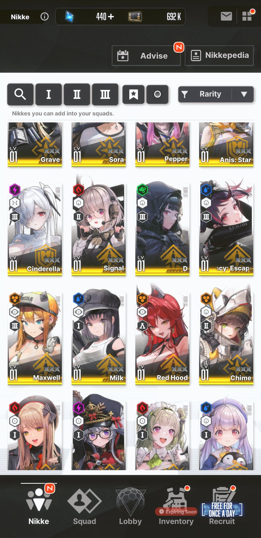 [NA] GODDESS OF VICTORY NIKKE 22SSR+Pity Anis: Star+Nayuta+Red Hood+Skin+Cinderella+Grave+Soda+Milk+Emma+Vesti+Signal+Rei++ starter account-Mobile Games Starter