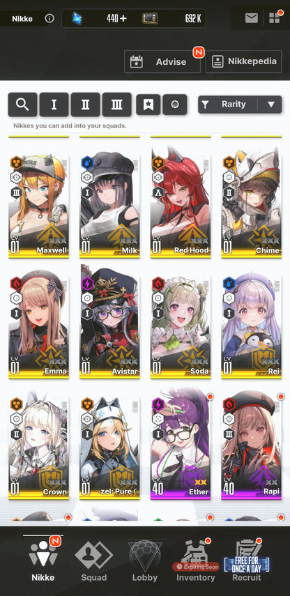 [NA] GODDESS OF VICTORY NIKKE 22SSR+Pity Anis: Star+Nayuta+Red Hood+Skin+Cinderella+Grave+Soda+Milk+Emma+Vesti+Signal+Rei++ starter account-Mobile Games Starter