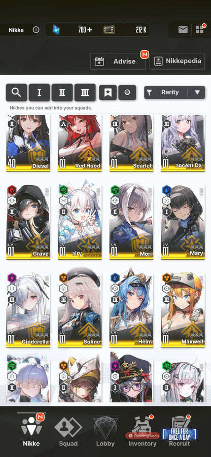 [NA] GODDESS OF VICTORY NIKKE 23SSR Limited Anne+Nayuta+2 Red Hood+Skin+Cinderella+Grave+Scarlet+Crown+Helm+Sakura+Rei++ starter account-Mobile Games Starter