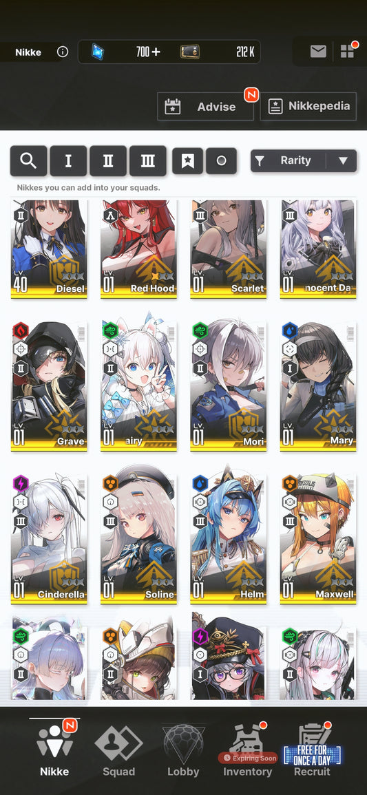 [NA] GODDESS OF VICTORY NIKKE 23SSR Limited Anne+Nayuta+2 Red Hood+Skin+Cinderella+Grave+Scarlet+Crown+Helm+Sakura+Rei++ starter account-Mobile Games Starter