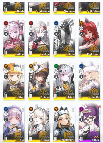 [NA] GODDESS OF VICTORY NIKKE 23SSR Red Hood+Skin+Crown+Cinderella+Liter+Volume+Laplace+Admi+Ludmilla++ starter account-Mobile Games Starter