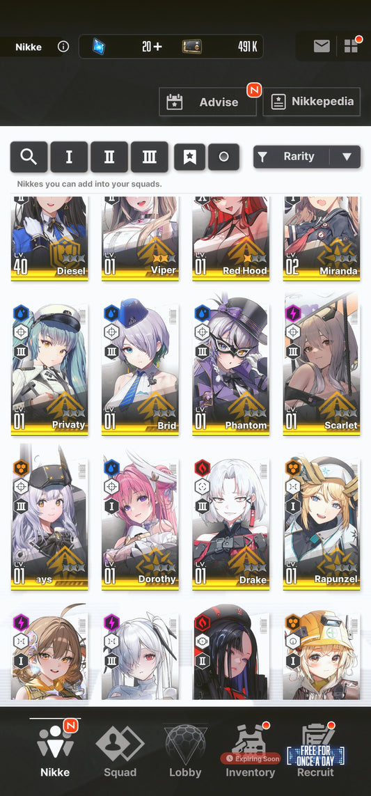 [NA] GODDESS OF VICTORY NIKKE 24SSR Anis: Star+3 Viper+2 Red Hood+Skin+Cinderella+Scarlet+Liter+Dorothy+Crown+Rapunzel+Rei++ starter account-Mobile Games Starter