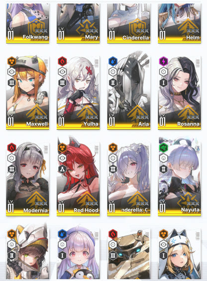 [NA] GODDESS OF VICTORY NIKKE 24SSR Cinderella: Crystal Wave+Nayuta+Scarlet+Red Hood+Skin+Cinderella+Modernia+Limited Anne+Yulha+Mary+Rei++ starter account-Mobile Games Starter