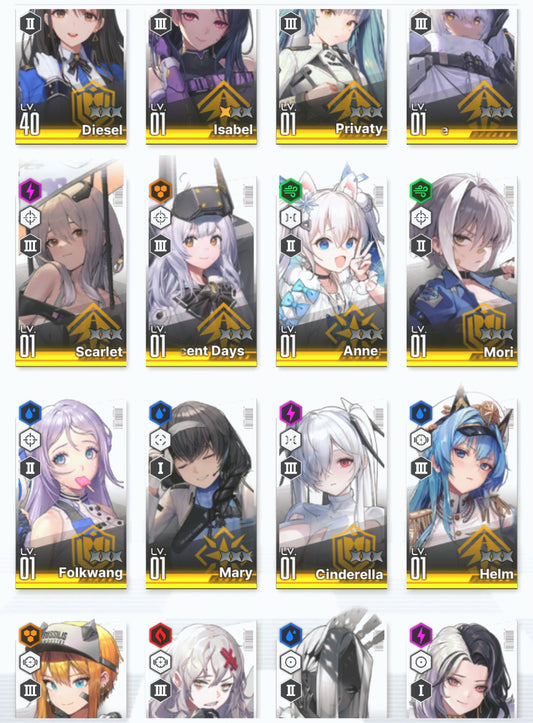 [NA] GODDESS OF VICTORY NIKKE 24SSR Cinderella: Crystal Wave+Nayuta+Scarlet+Red Hood+Skin+Cinderella+Modernia+Limited Anne+Yulha+Mary+Rei++ starter account-Mobile Games Starter
