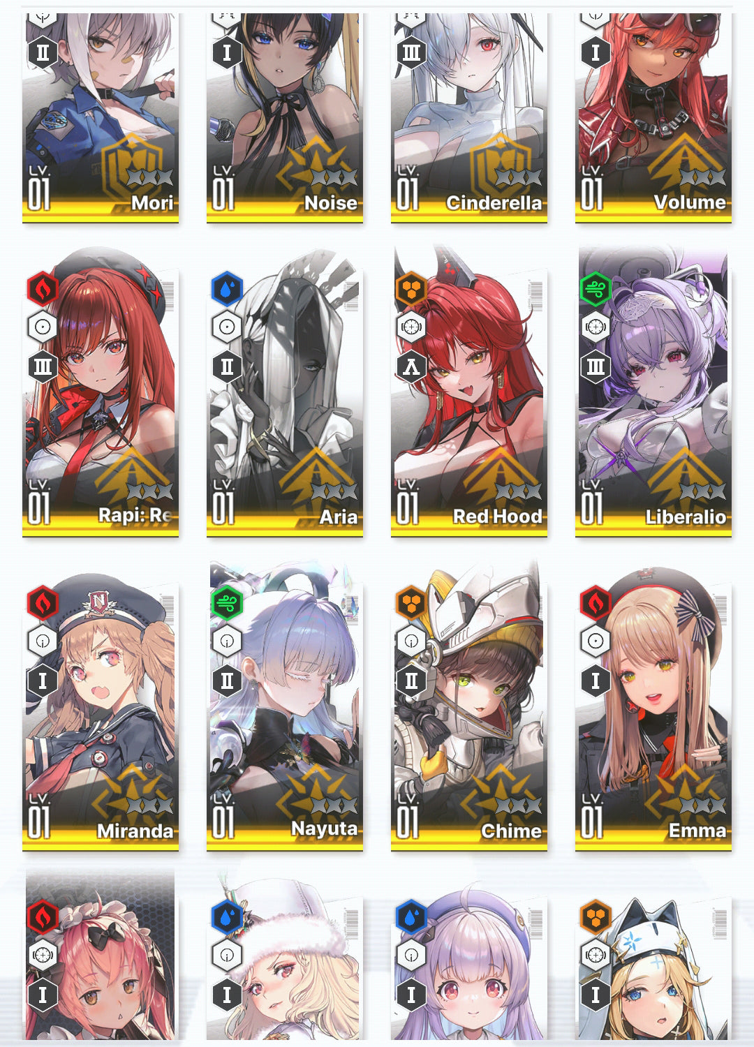 [NA] GODDESS OF VICTORY NIKKE 24SSR Liberalio+Nayuta+Rapi+Red Hood+Skin+Cinderella+3 Grave+Ludmilla+Emma+Rei++ starter account-Mobile Games Starter