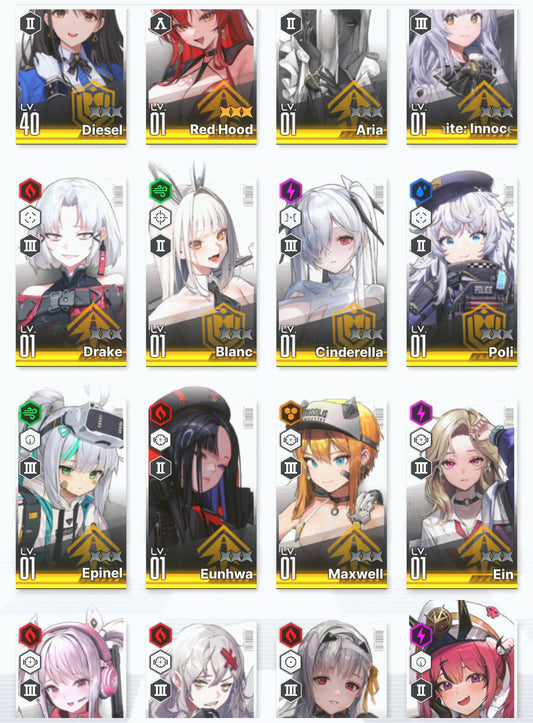 [NA] GODDESS OF VICTORY NIKKE 24SSR MLB 4X Red Hood+Skin+Cinderella+Nayuta+Aria+Yulha+Dolla+Rei++ starter account-Mobile Games Starter