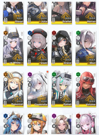 [NA] GODDESS OF VICTORY NIKKE 24SSR Scarlet+Red Hood+Skin+Cinderella+Grave+Crown+Harran+Alice+Yulha+Julia+Rei++ starter account-Mobile Games Starter
