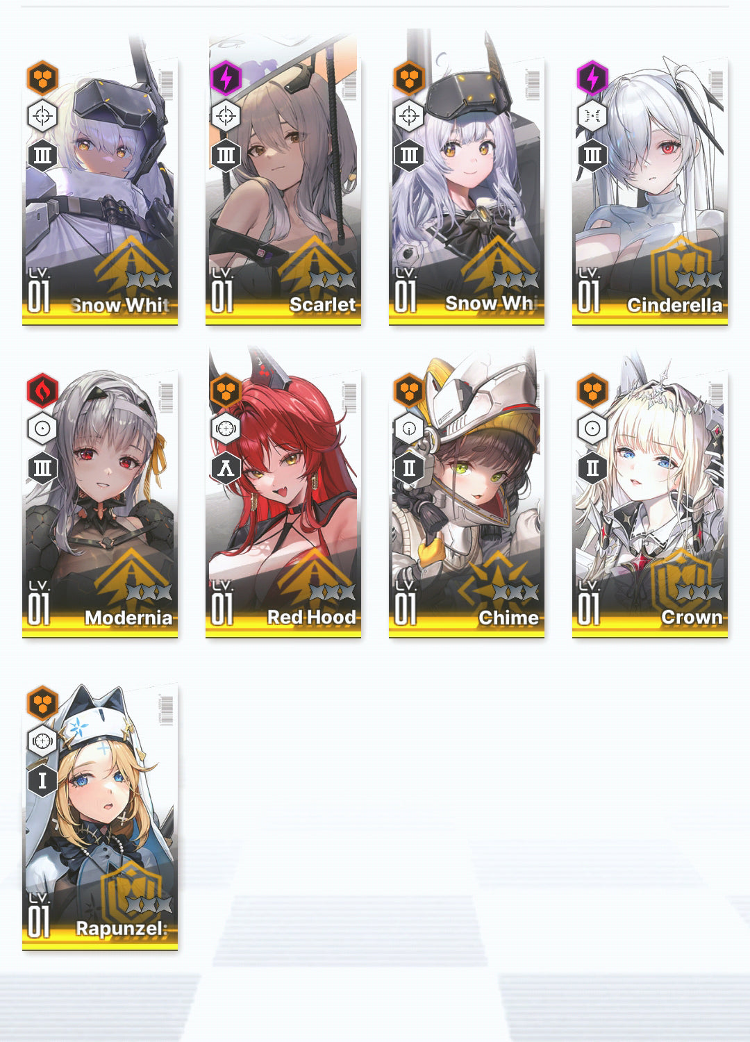 [NA] GODDESS OF VICTORY NIKKE 24SSR+Pity Red Hood+Skin+Makima+Coatoff+Power+Modernia+Scarlet+Crown+Cinderella++ starter account-Mobile Games Starter