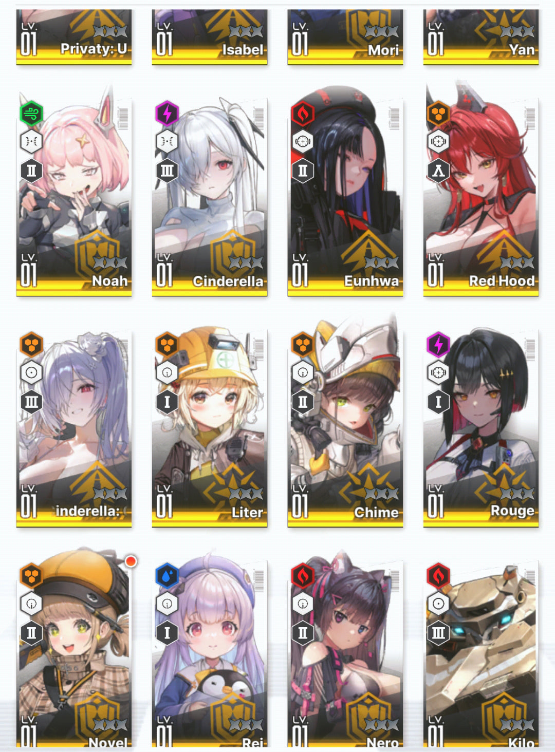 [NA] GODDESS OF VICTORY NIKKE 25SSR Cinderella: Crystal Wave+Red Hood+Skin+Cinderella+Grave+Liter+Nero+Noah+Maid Privaty+Maiden++ starter account-Mobile Games Starter