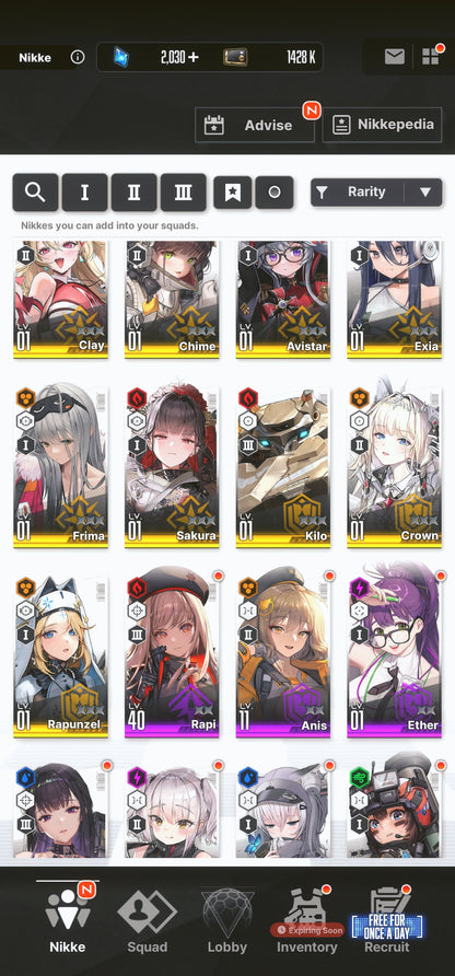 [NA] GODDESS OF VICTORY NIKKE 25SSR MLB 4X Modernia+Red Hood+Skin+Crown+Harran+Grave++ starter account-Mobile Games Starter