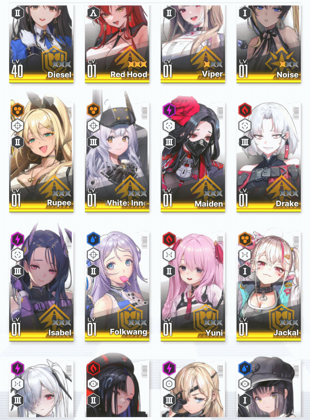 [NA] GODDESS OF VICTORY NIKKE 25SSR MLB 4X Red Hood+Skin+Cinderella+Crown+Jackal+Isabel+Dolla+Noise+Drake+Aria++ starter account-Mobile Games Starter
