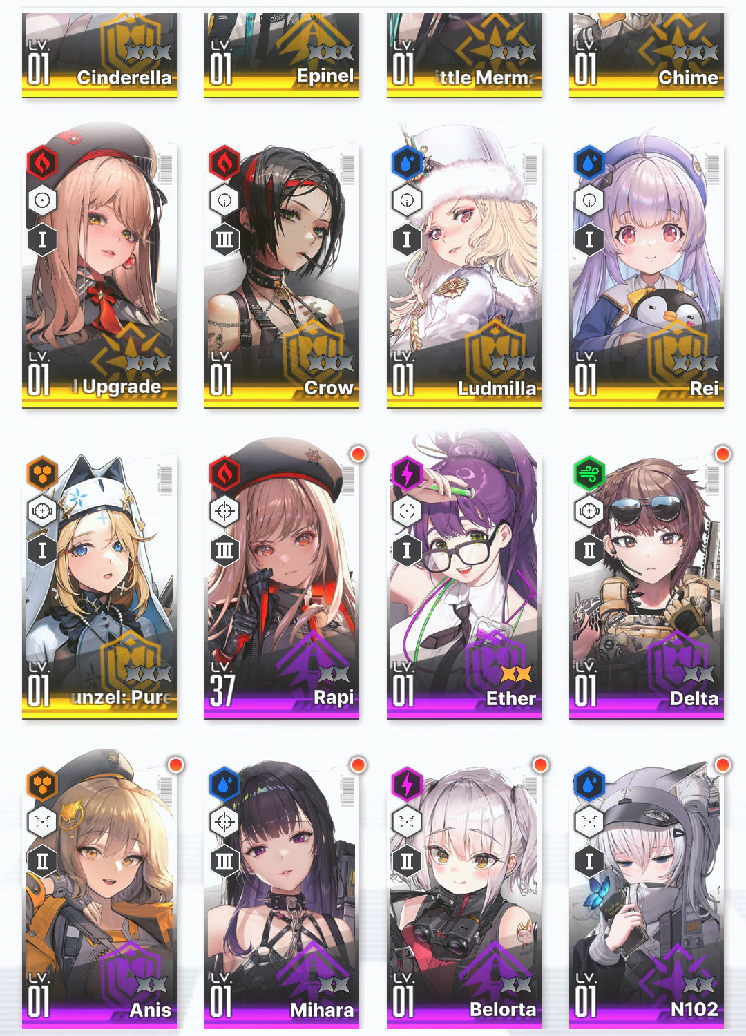 [NA] GODDESS OF VICTORY NIKKE 25SSR MLB 4X Red Hood+Skin+Cinderella+Grave+Little Mermaid+3 Soda+Noah+ starter account-Mobile Games Starter