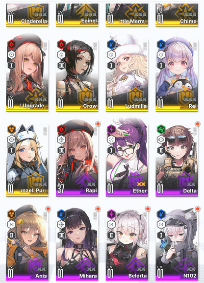 [NA] GODDESS OF VICTORY NIKKE 25SSR MLB 4X Red Hood+Skin+Cinderella+Grave+Little Mermaid+3 Soda+Noah+ starter account-Mobile Games Starter