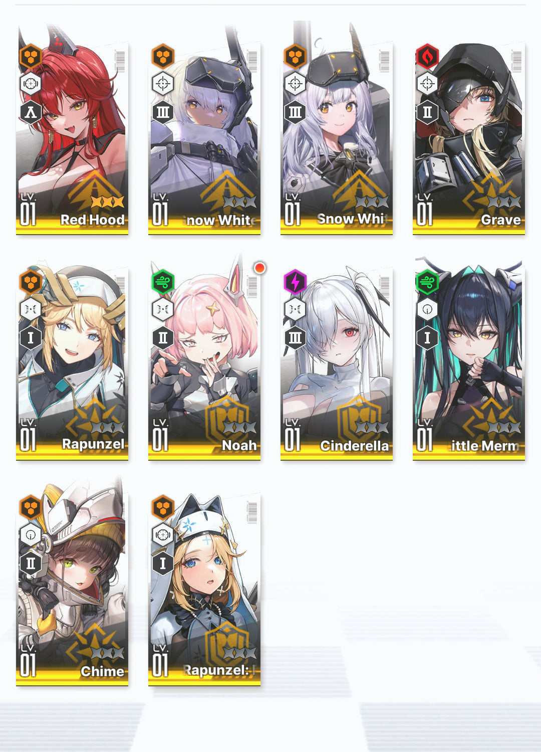 [NA] GODDESS OF VICTORY NIKKE 25SSR MLB 4X Red Hood+Skin+Cinderella+Grave+Little Mermaid+3 Soda+Noah+ starter account-Mobile Games Starter