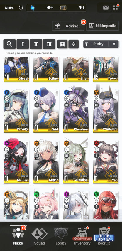 [NA] GODDESS OF VICTORY NIKKE 25SSR Red Hood+Skin+Cinderella+Snow White: Heavy Arms+Liter+Maiden+Admi+Epinel+Soline+Rei++ starter account-Mobile Games Starter