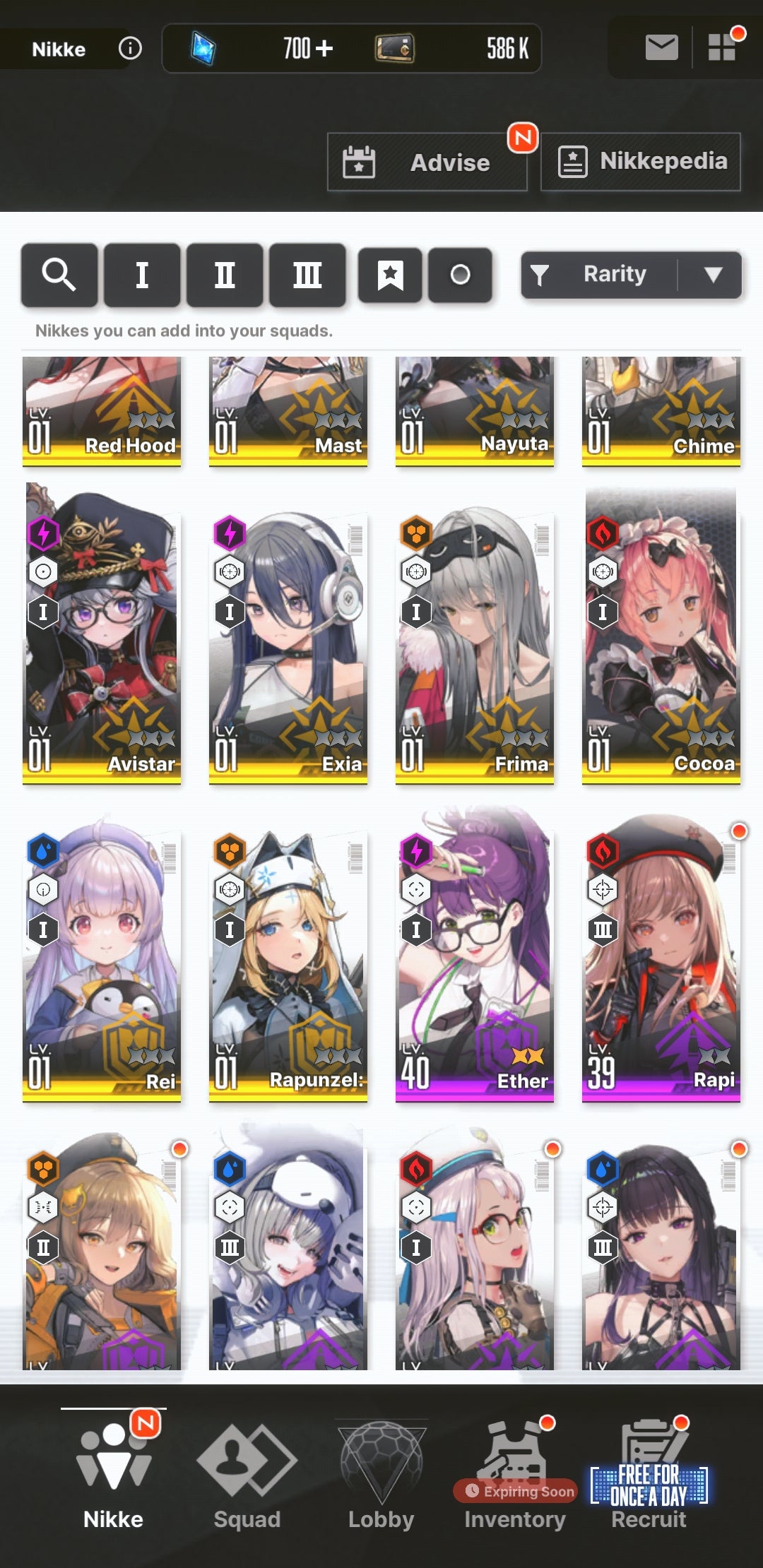 [NA] GODDESS OF VICTORY NIKKE 26SSR Anis: Star+Red Hood+Skin+Liberalio+Cinderella+Soda+6k gems+Snow White+Yulha++ starter account-Mobile Games Starter
